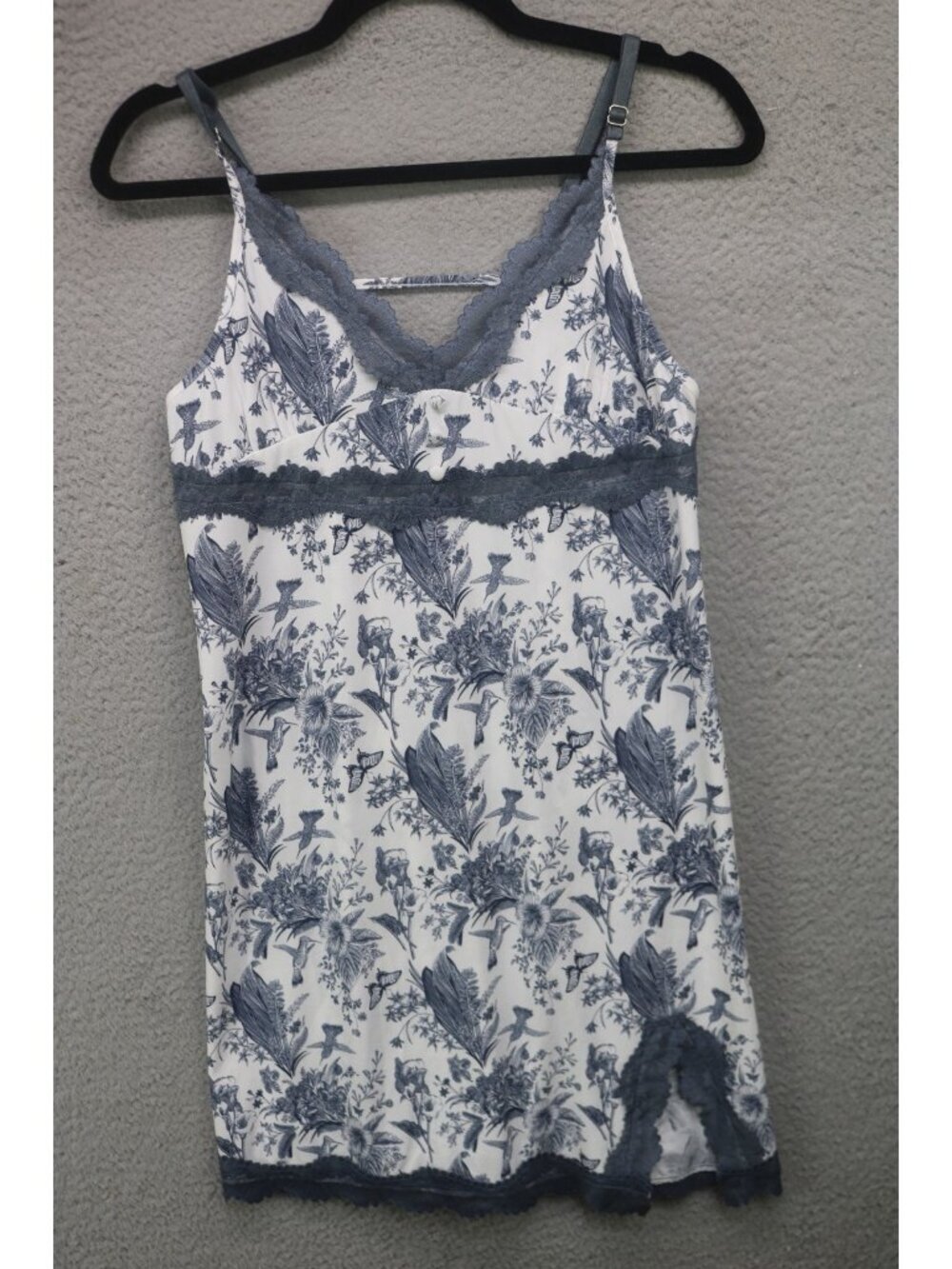 Laundry by Shelli Segal Silky Babydoll Slip Dress/Gown-Large-Adjustable Straps